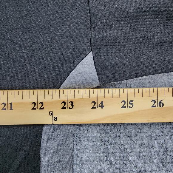 Eileen Fisher Sweater Womens Medium Black Gray Turtleneck Stretch Long Sleeve - Picture 5 of 12